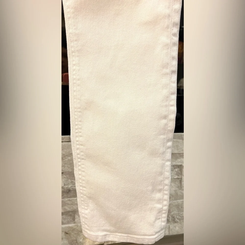 J Crew size 28/31 white denim pants